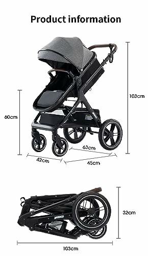 GLOKID Carrito Bebé 3 en 1