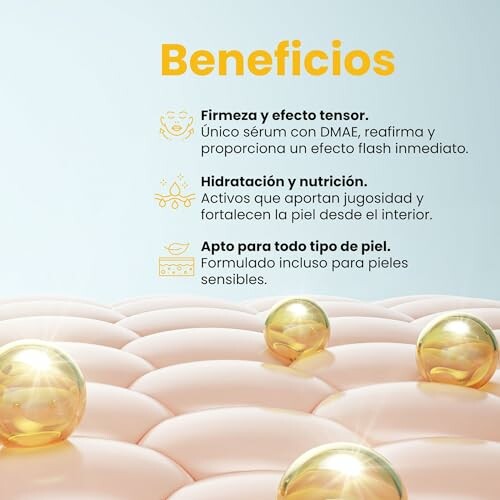 Beneficios del sérum con DMAE para la piel.