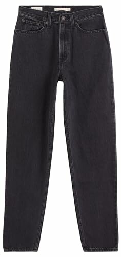 Pantalones vaqueros negros de frente.