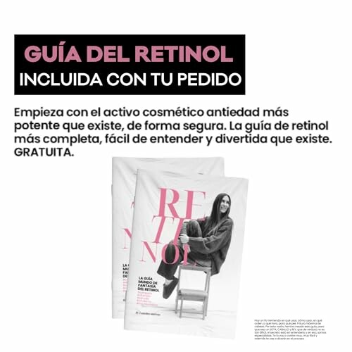 Guía del retinol incluida con el pedido