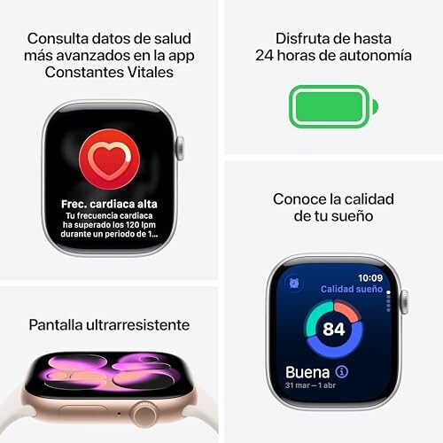 Funciones de salud del smartwatch