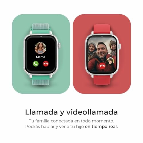 Reloj inteligente con función de llamada y videollamada
